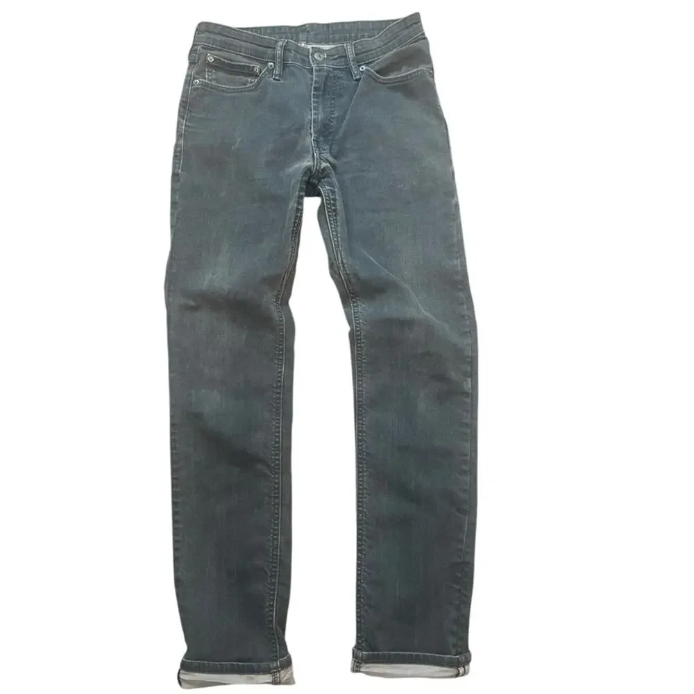 Levi’s 511 Commuter Jeans Men’s 30 Grey Comfort Reflective Slim Fit Urban Casual